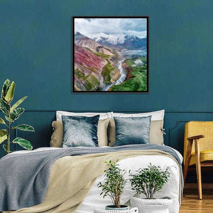 Mount Lenin Glacial Valley Wall Art