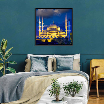 Sultanahmet Camii at Twilight Wall Art
