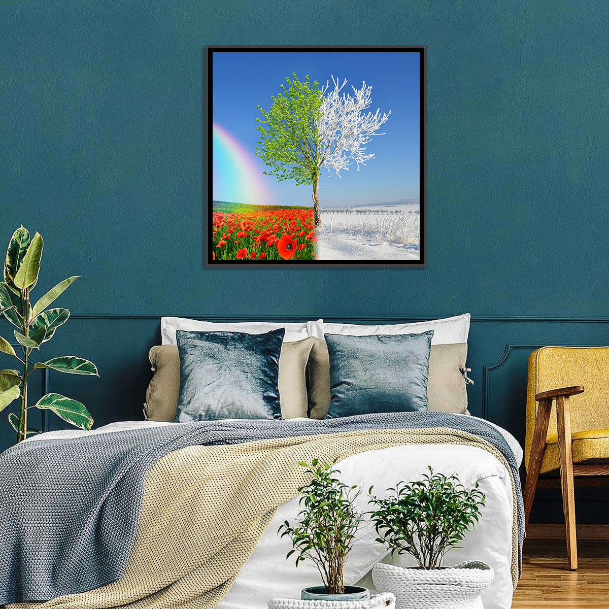 Seasonal Split Landscape Wall Art