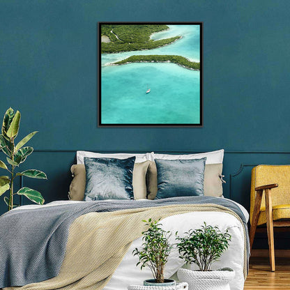 Turquoise Bahamas Islands Wall Art