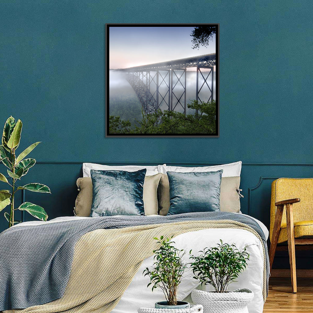 New River Gorge Bridge at Dawn Wall Art
