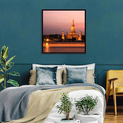 Wat Arun at Dusk Wall Art