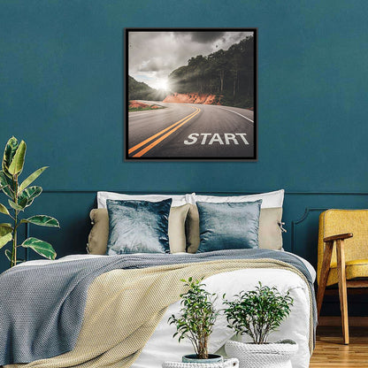 Start of a Journey, Sunrise Road Wall Art