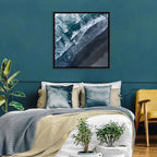 Volcanic Surf on Black Sand Wall Art