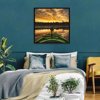 Beaver Dam Canada Sunset Wall Art