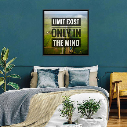 Limit Only Exist in Mind Wall Art