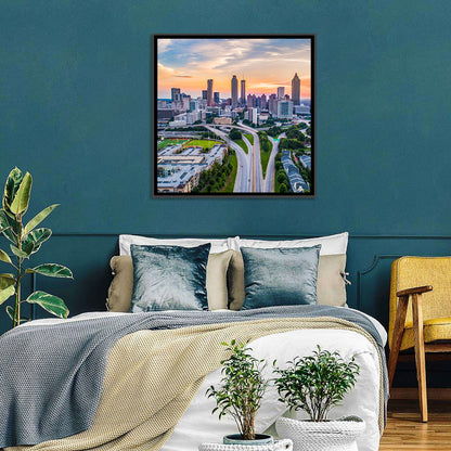 Downtown Atlanta Skyline Wall Art
