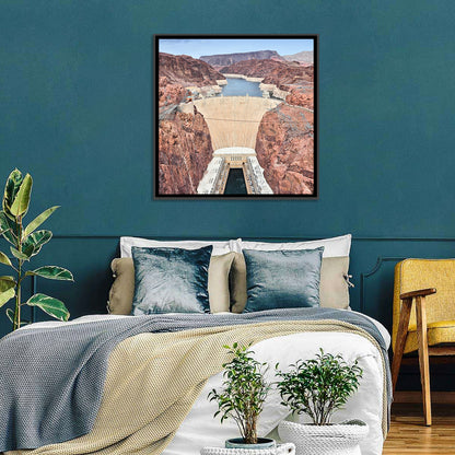 Hoover Dam High-angle View Wall Art