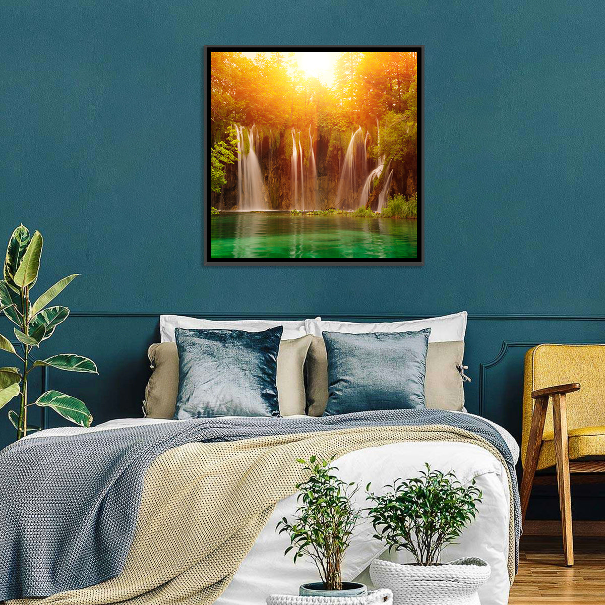 Plitvice Lakes Waterfalls Wall Art
