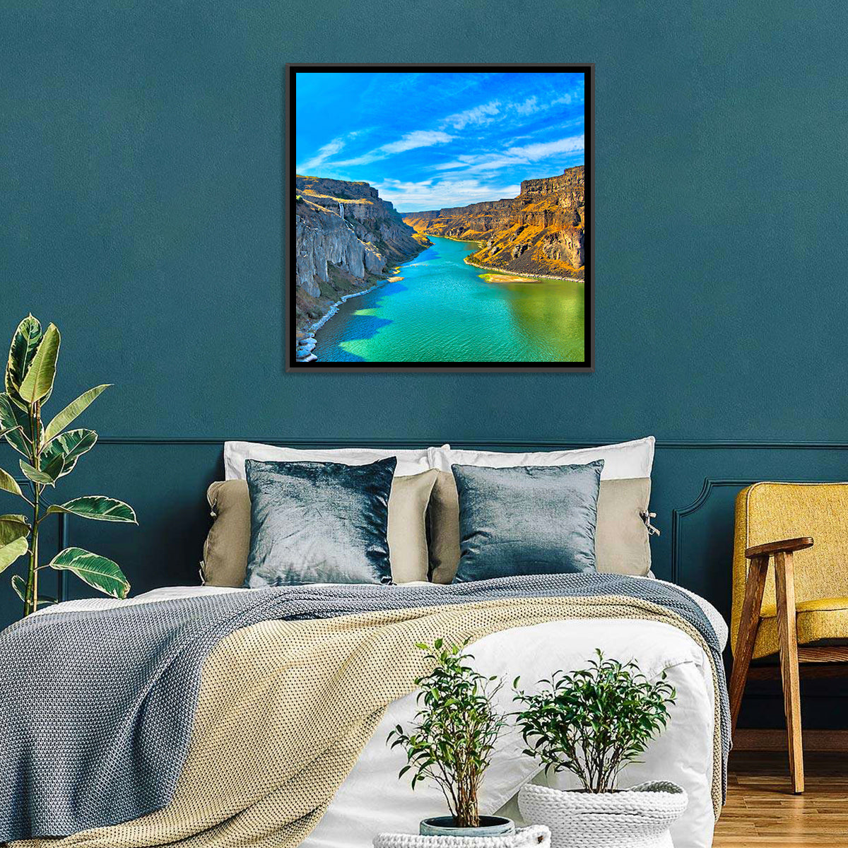 Snake River Canyon at Twin Falls Wall Art