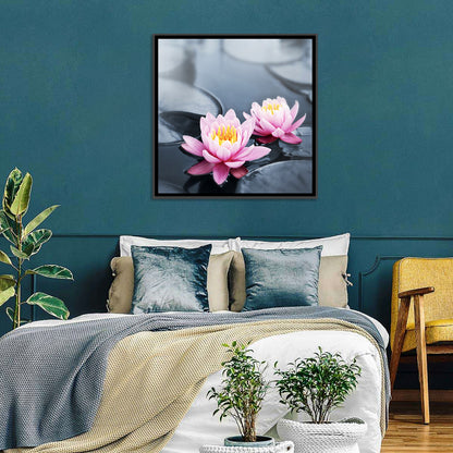 Pink Water Lilies Wall Art