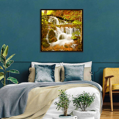 Plitvice Autumn Stream Wall Art