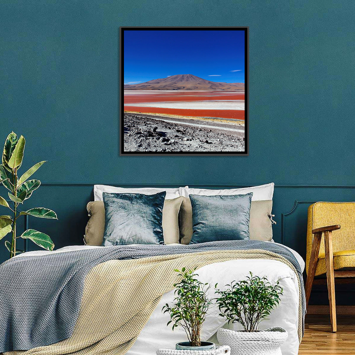 Laguna Colorada Red Lake Wall Art