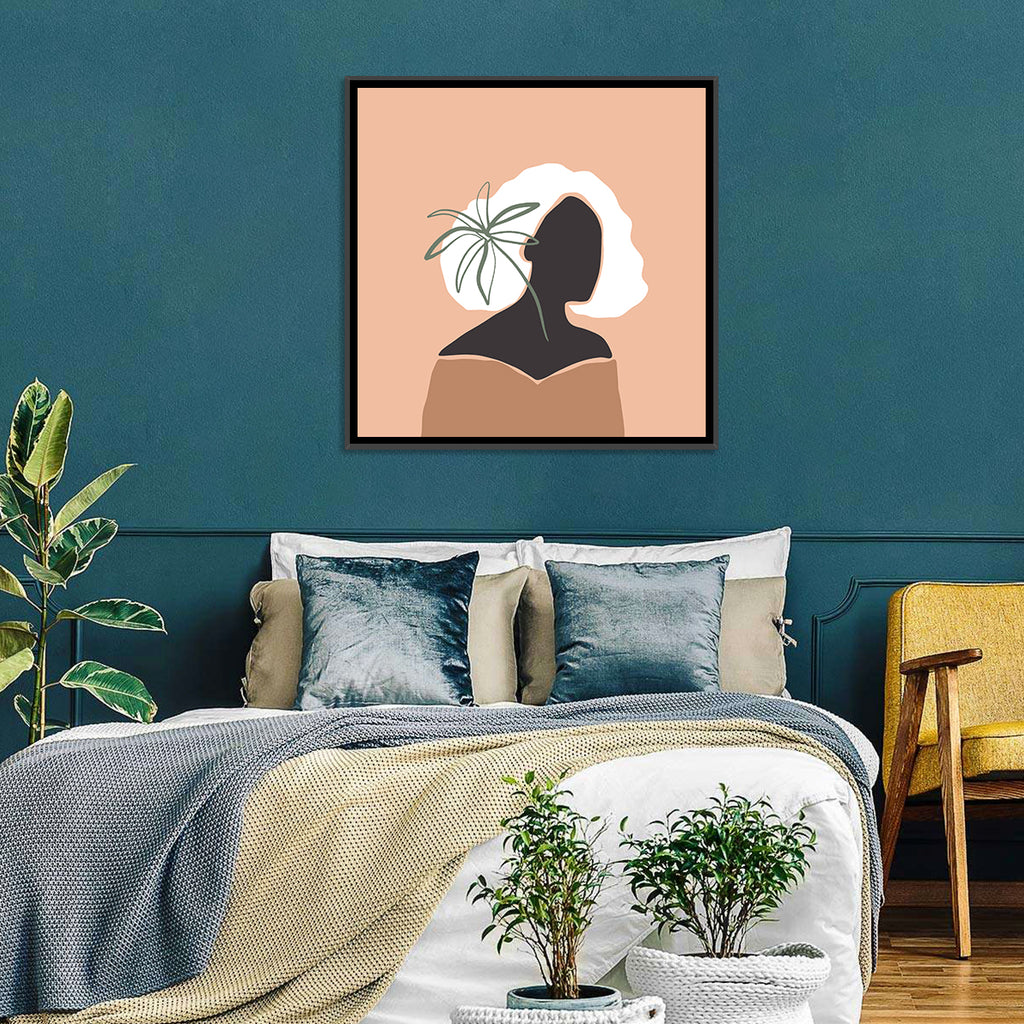 Modern Woman Silhouette Wall Art