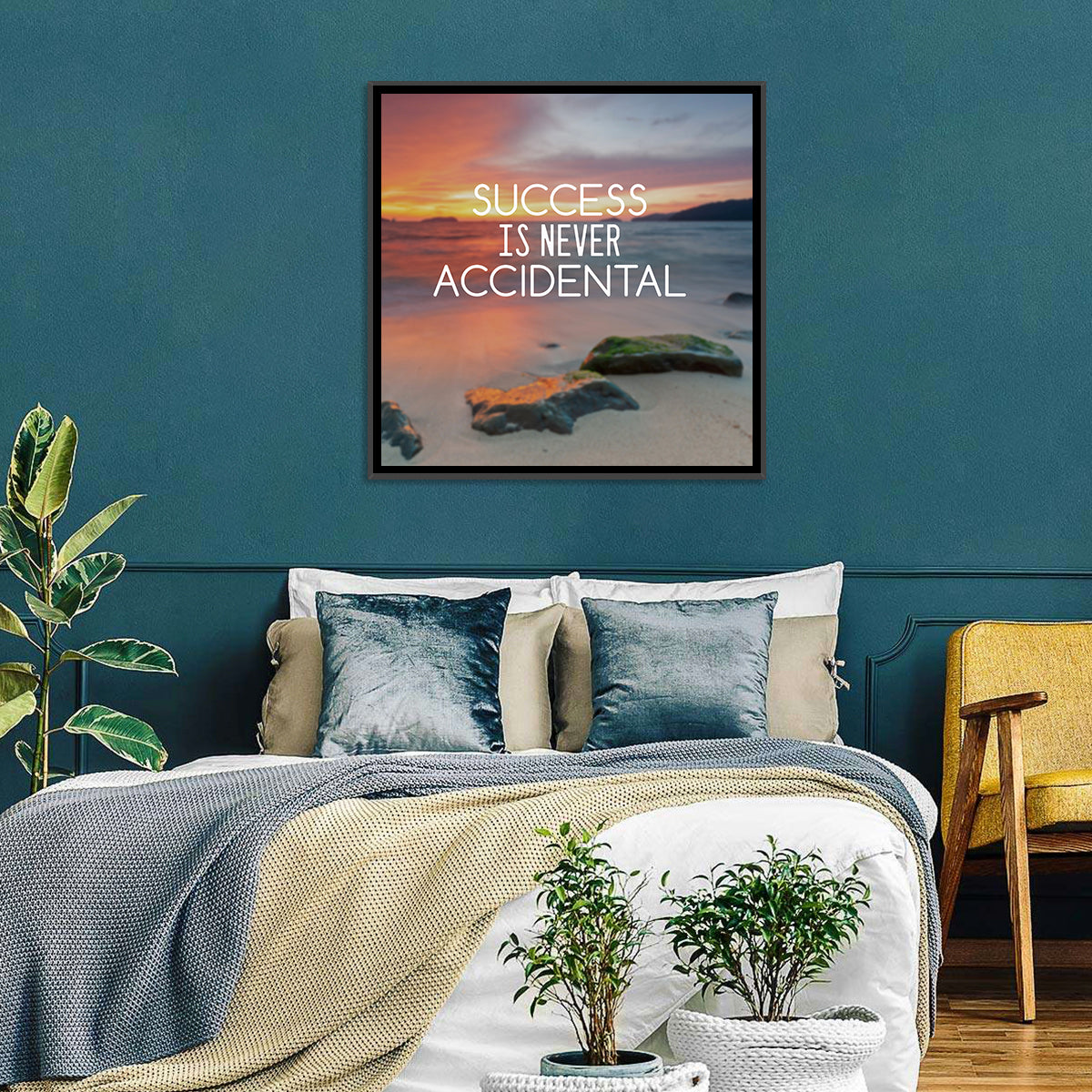 Success Is Never Accidental Wall Art