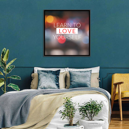 Learn to Love Yourself Wall Art