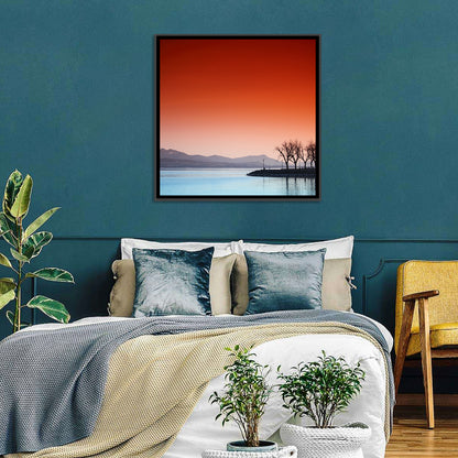 Lake Geneva Sunset Reflection Wall Art