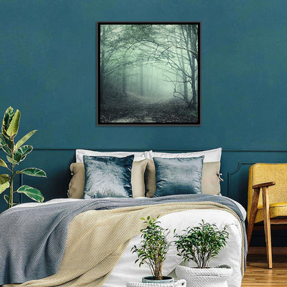 Misty Forest Path Wall Art