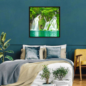 Plitvice Waterfall Wall Art