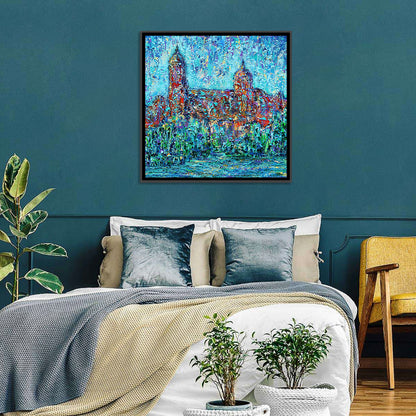 Salamanca Dual Domes Reflection Wall Art