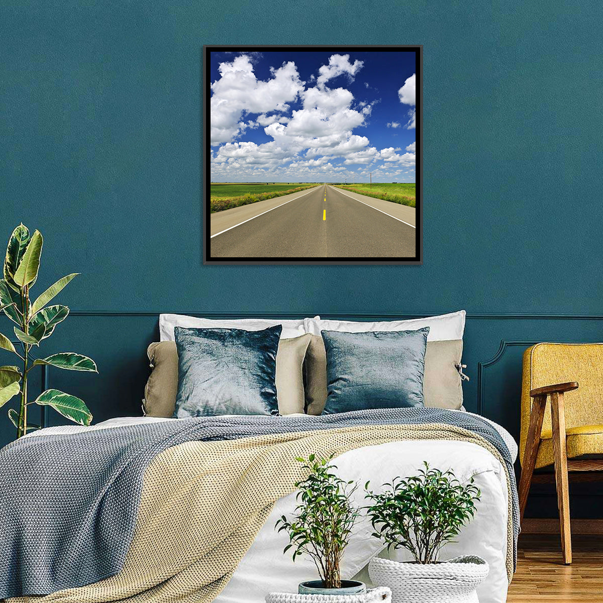 Saskatchewan Prairie Highway Wall Art