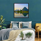 Yangshuo Reflection on Li River Wall Art