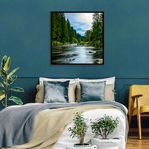 Bavarian Forest River Wall Art