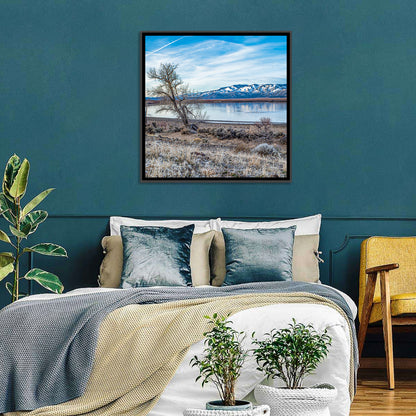 Winter Washoe Lake Morning Wall Art