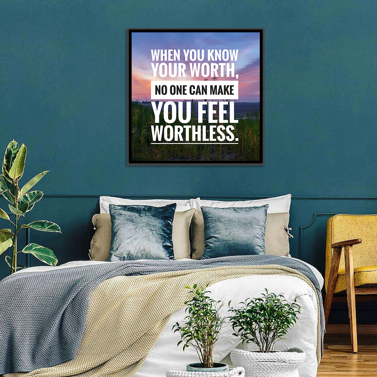When You Know Your Worth, Golden Hour Wall Art