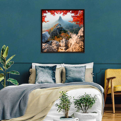 Khao Nor Maple Framed Peak Wall Art