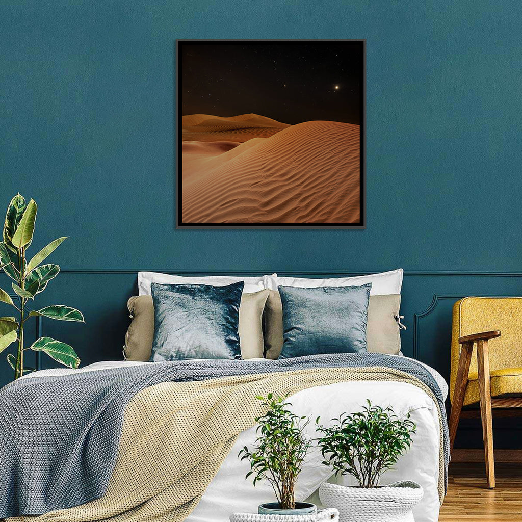 Starry Desert Night Wall Art