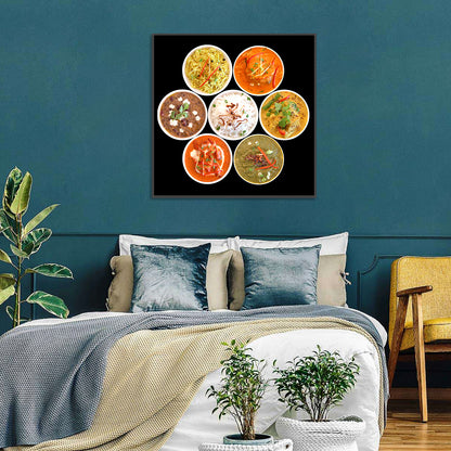 Indian Dishes Wall Art