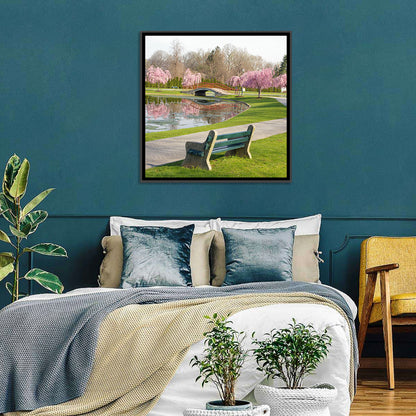 Harrisburg Park Cherry Blossoms Wall Art