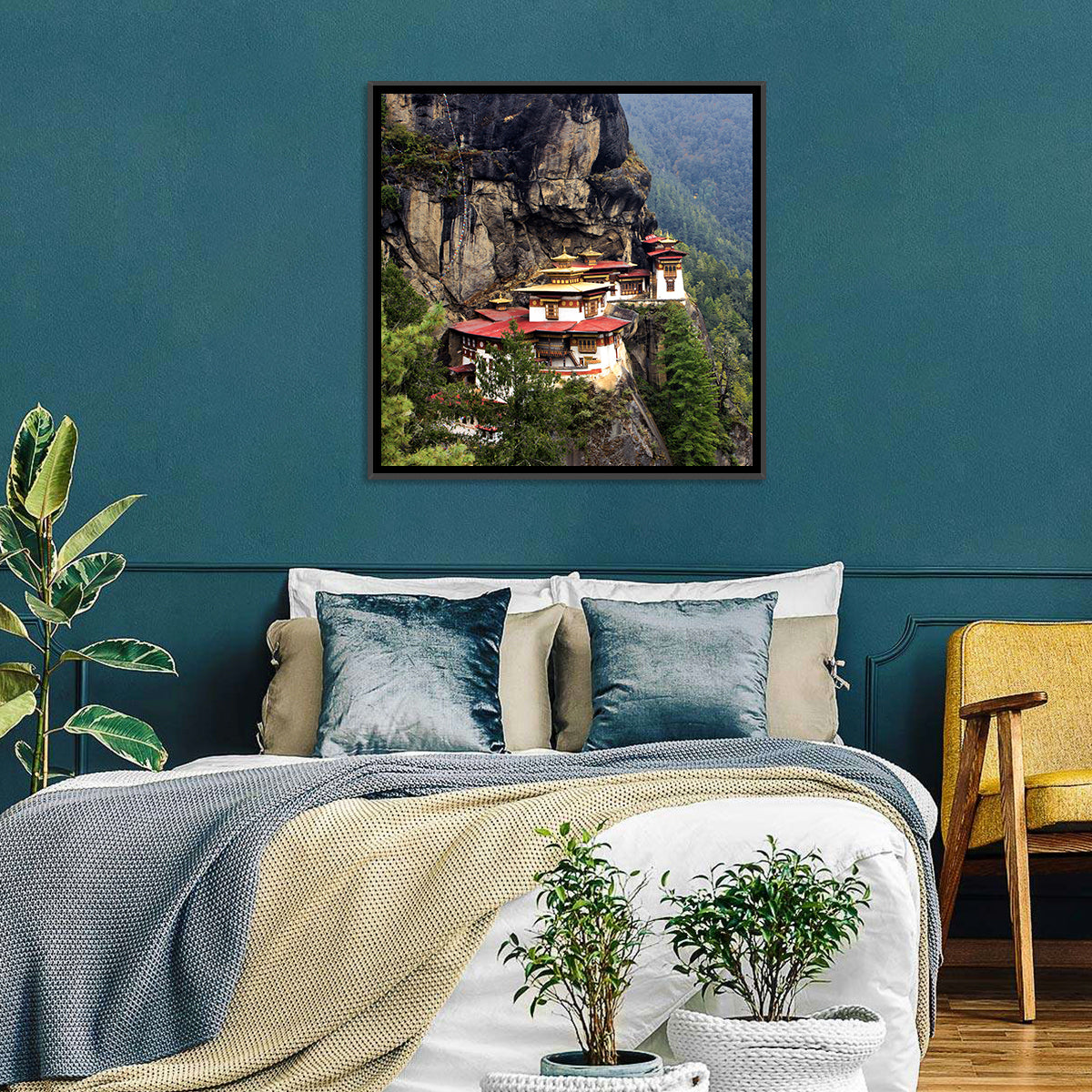 Tiger's Nest Monastery, Paro Bhutan Wall Art