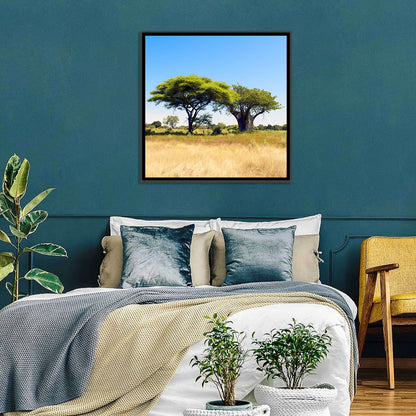 Acacia and Baobab Trees Wall Art
