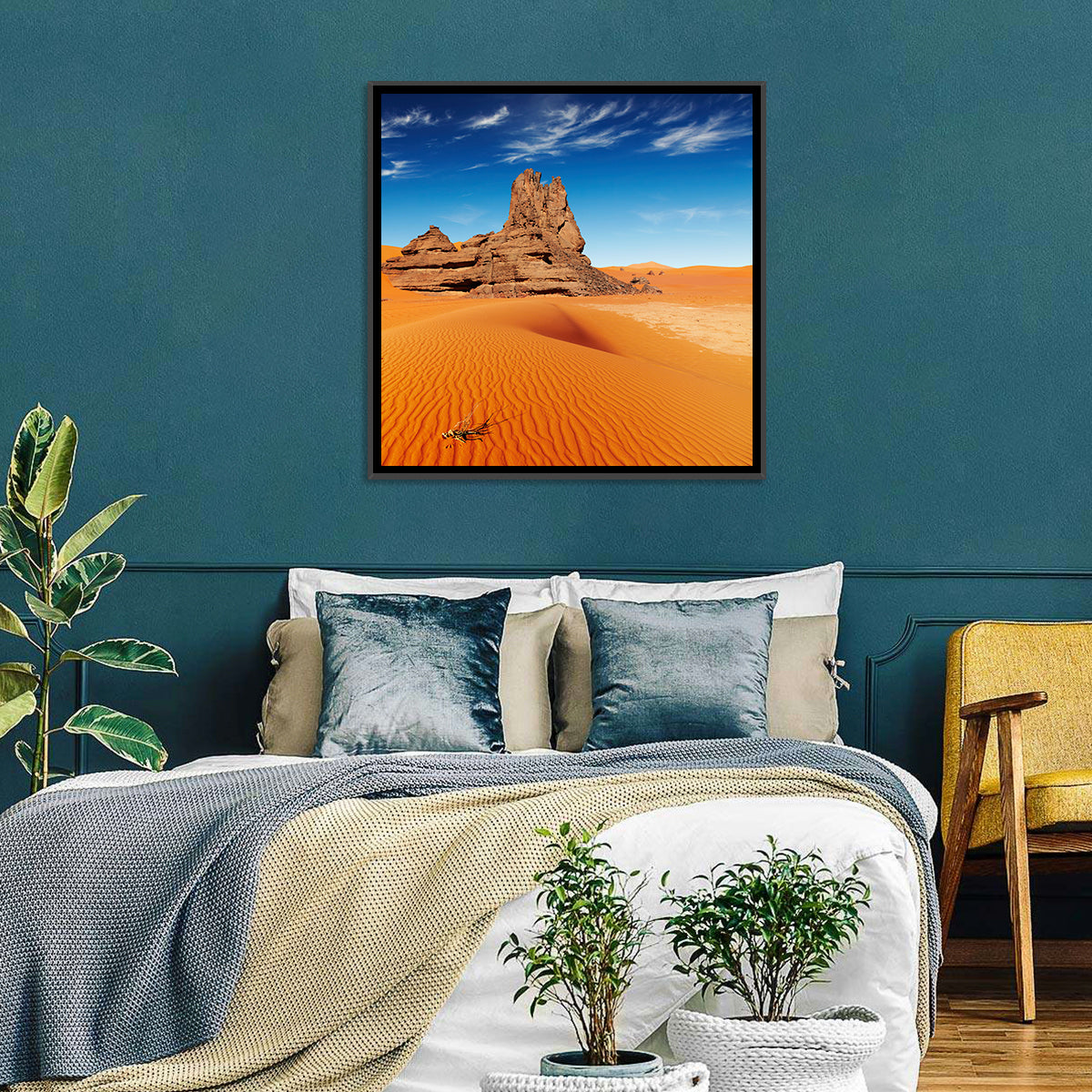 Sahara Rock Formation Landscape Wall Art