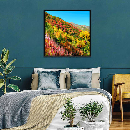 Svaneti Autumn Mountain Landscape Wall Art