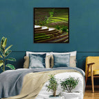 Lush Rice Terraces Wall Art