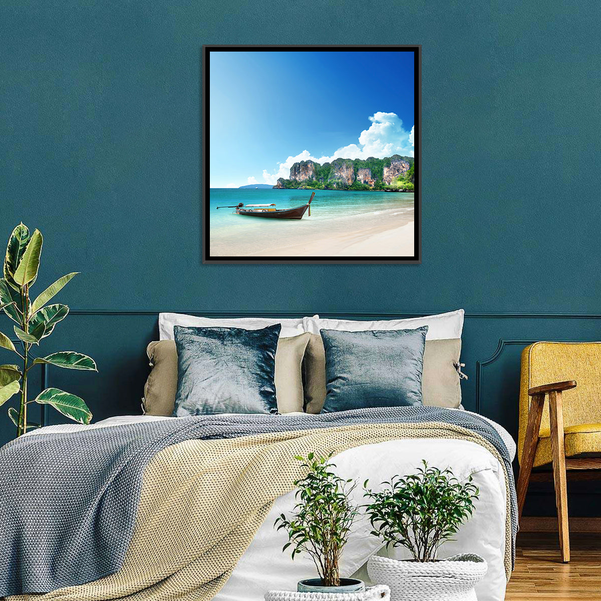 Railay Beach View, Krabi Wall Art