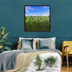 Green Corn Field Wall Art