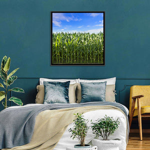 Green Corn Field Wall Art