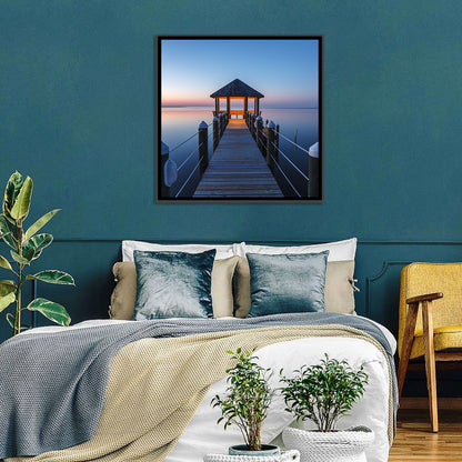 Pamlico Sound Twilight Gazebo Wall Art