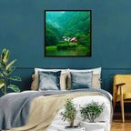 Mist Over Lake Tarnita Wall Art