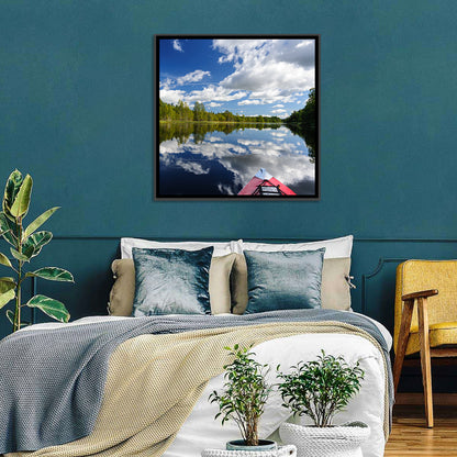 Karelia Kayak Reflection Wall Art