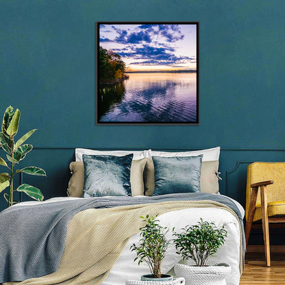 Lake Wylie Sunset Reflection Wall Art