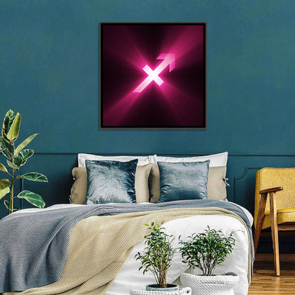Cosmic Sagittarius Symbol Wall Art