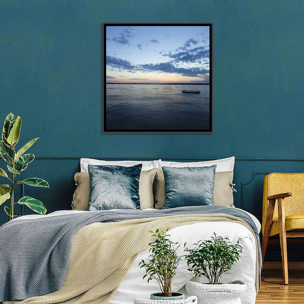 Lake Okoboji at Twilight Wall Art