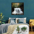 Holly River Autumn Waterfall Wall Art