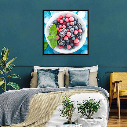 Frozen Berry Bowl Wall Art