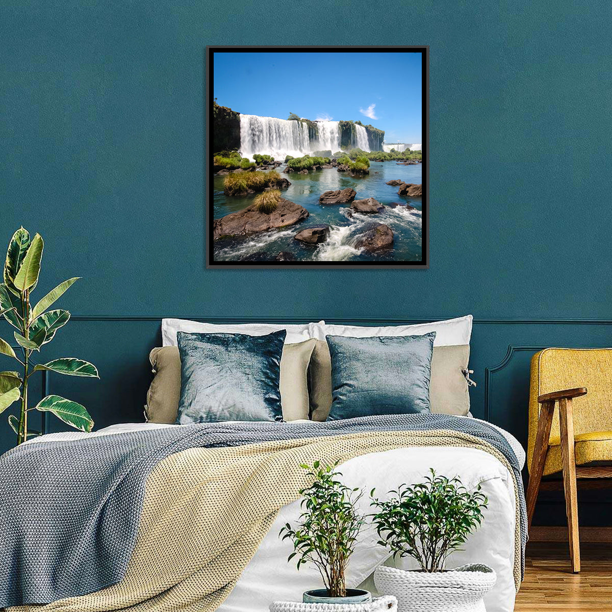 Iguazu River and Falls, Foz Do Iguaçu Wall Art